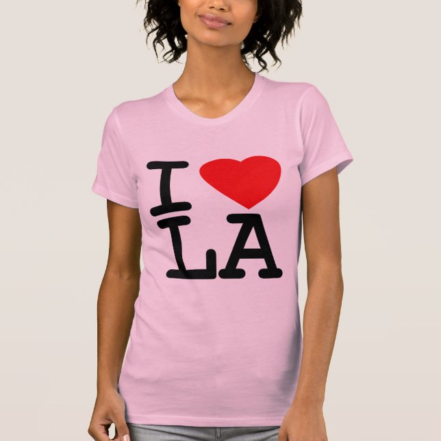 I Love Heart LA T-Shirt (Front)