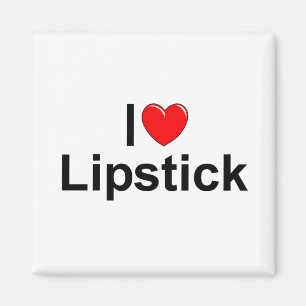 I Love (Heart) Lipstick Magnet
