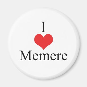 I Love (Heart) Memere Magnet