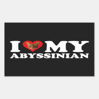 I Love (Heart) My Abyssinian