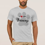 I Love (Heart) My Basenji Dog Lovers Shirt