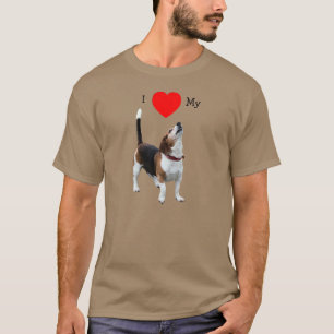 I Love Heart My Beagle Dog T-Shirt