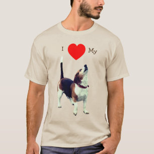 I Love Heart My Beagle Dog T-Shirt