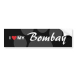 I Love (Heart) My Bombay Bumper Sticker