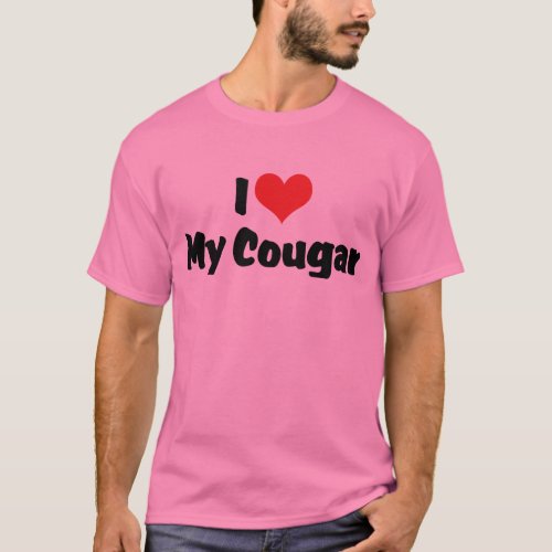 I Love Heart My Cougar T-Shirt