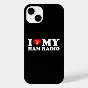 I Love (Heart) My Ham Radio Case-Mate iPhone 14 Case