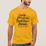 I Love (Heart) My Slovakian Rough-haired Pointer T-Shirt
