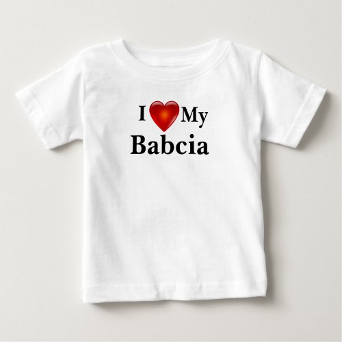 I Love Heart My Ukrainian Babcia Shirt