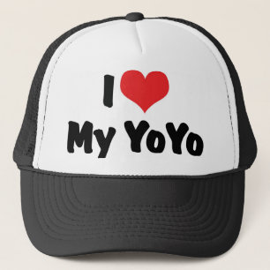 I Love Heart My YoYo Trucker Hat
