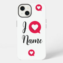 I Love / Heart Name Mag red Two-Tone Coffee Mug