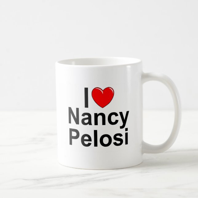 I Love (Heart) Nancy Pelosi Coffee Mug (Right)