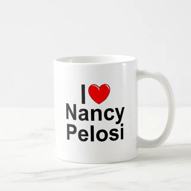 I Love (Heart) Nancy Pelosi Coffee Mug | Zazzle