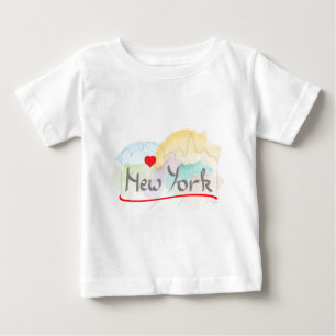 I love (heart) New York, New York Baby T-Shirt