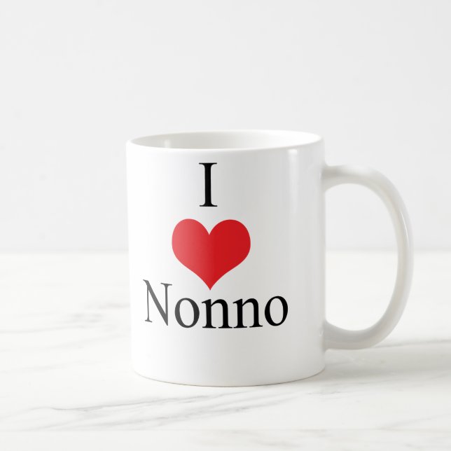I Love (Heart) Nonno Coffee Mug (Right)
