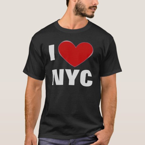 I Love Heart NYC New York City T_Shirt