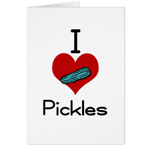 I love-heart pickles cards (Front)