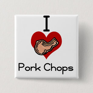 I love-heart pork chop button