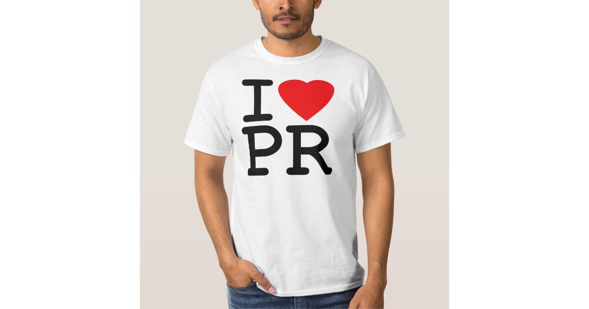 I Love Pr Heart Puerto Rico Tee Shirt I Love Pr Heart Puerto Rico Tee Shirt