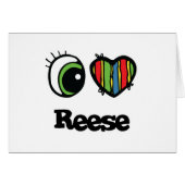 I Love (Heart) Reese (Front Horizontal)