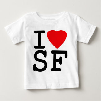 I Love Heart San Francisco Baby T-Shirt