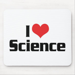 I Love Heart Science Mouse Pad