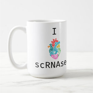 I Love (Heart) scRNAseq Coffee Mug