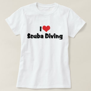 I Love heart Scuba Diving - Ocean Deap Sea Lover T-Shirt