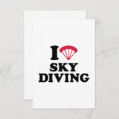 I love heart Skydiving (Front/Back)