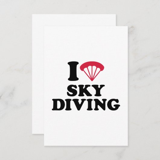 I love heart Skydiving (Front/Back)