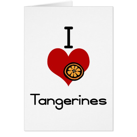 I love-heart tangerines card