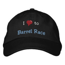 I love (heart) to Barrel Race