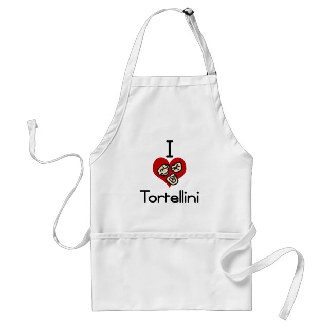 I love-heart tortellini adult apron (Front)