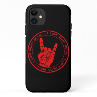 I love Heavy Metal Radio iPhone 11 Case
