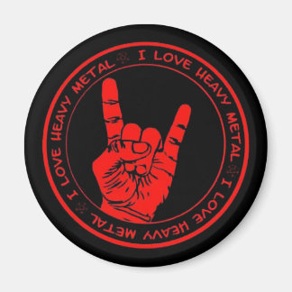 I love Heavy Metal Radio Magnet