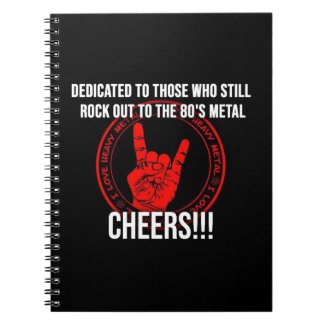 I love Heavy Metal Radio Notebook