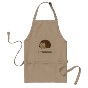 I love Hedgehogs Adult Apron