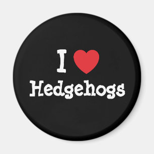 I love Hedgehogs heart custom personalized Magnet