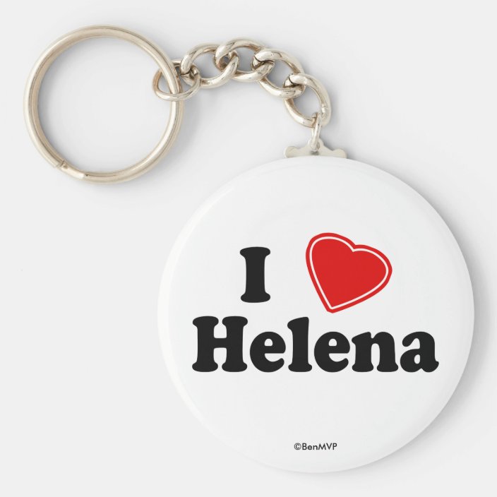 I Love Helena Key Chain