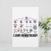 I Love Hematology (Blood Cell Lineage) (Standing Front)