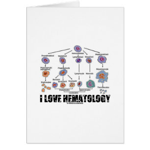 I Love Hematology (Blood Cell Lineage) Cards