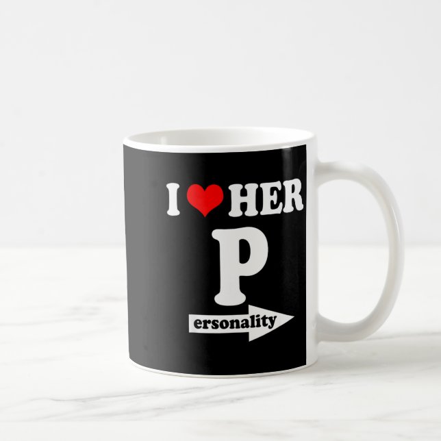 I Love Her Ity Funny Valentine's Day Couple Matchi Coffee Mug (Right)