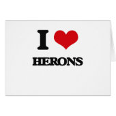 I love Herons (Front Horizontal)