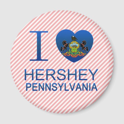 I Love Hershey PA Magnet