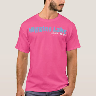 I Love Higgins Lake Design Michigan Camping Gift T-Shirt