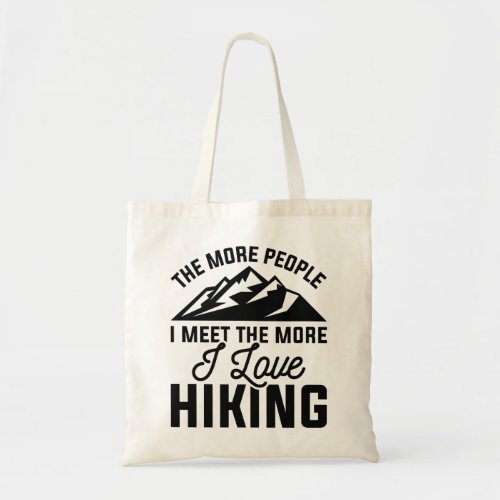 I Love Hiking Tote Bag