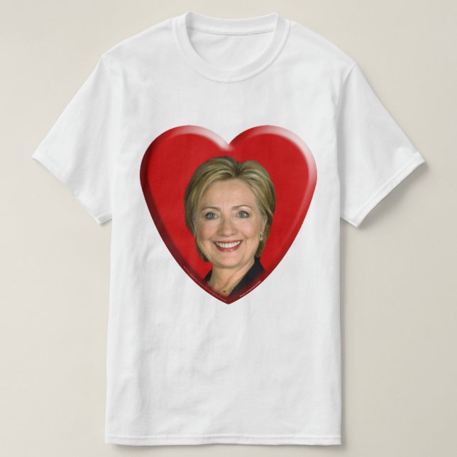 I Love Hillary T-Shirt (Design Front)