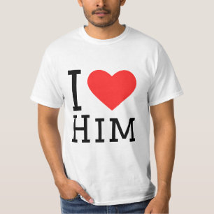I love him square sticker T-Shirt