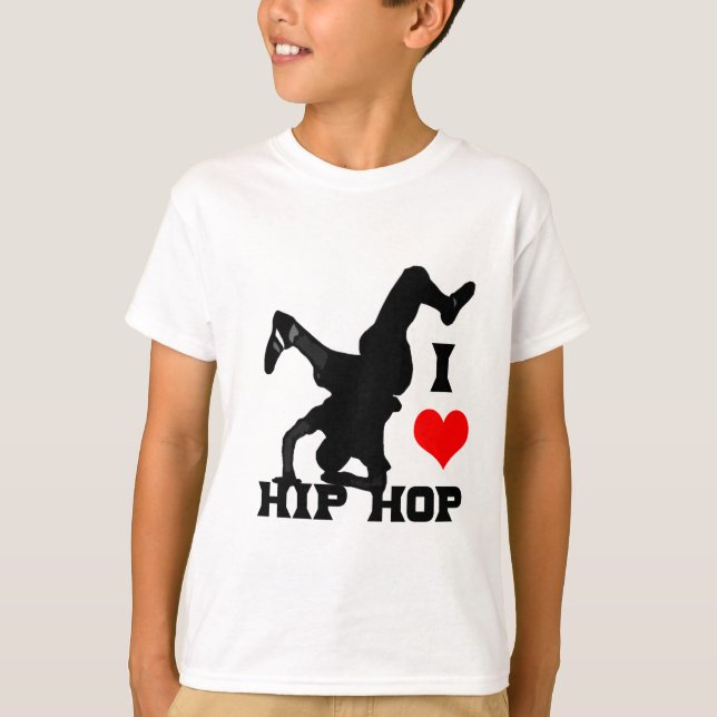 I Love Hip Hop T-Shirt (Front)