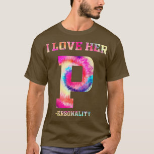 i love his d dedication i love her p personality m T-Shirt