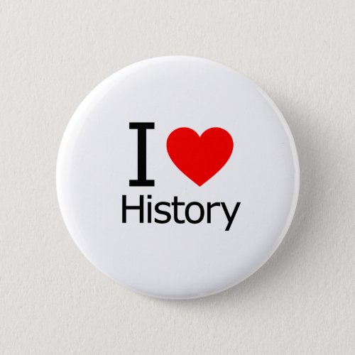 I Love History Button